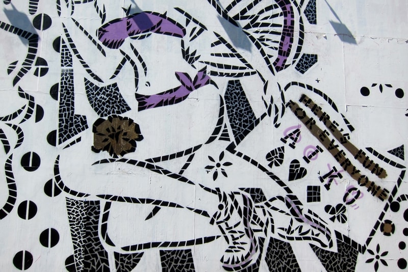 Aiko Nakagawa Mural @ Bowery & Houston NYC Graffiti Wall 最新塗鴉作品
