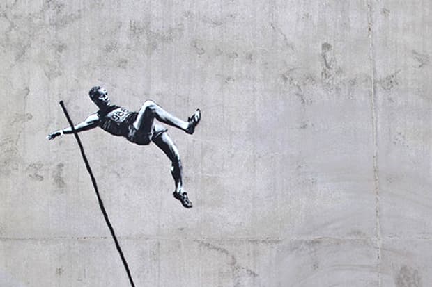 怪誕塗鴉創意藝術家 Banksy 最新針對 2012 倫敦奧運 Olympics 的街頭創作曝光！