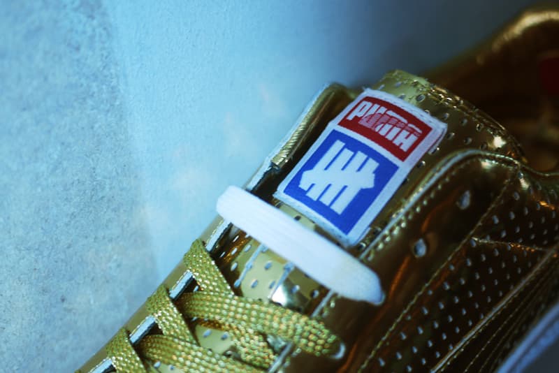 Bread & Butter: UNDFTD x PUMA 2013 Spring/Summer 24k Gold Clyde Perforated Preview