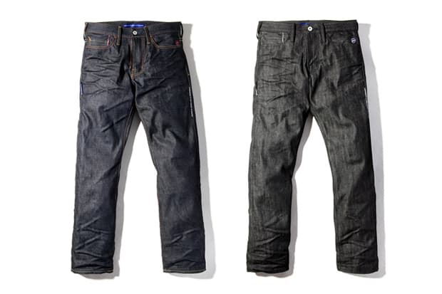 BEAUTY & YOUTH 限定！ DENIM BY VANQUISH & FRAGMENT 2012 Rigid Regular Straight Denim  聯名丹寧牛仔褲 
