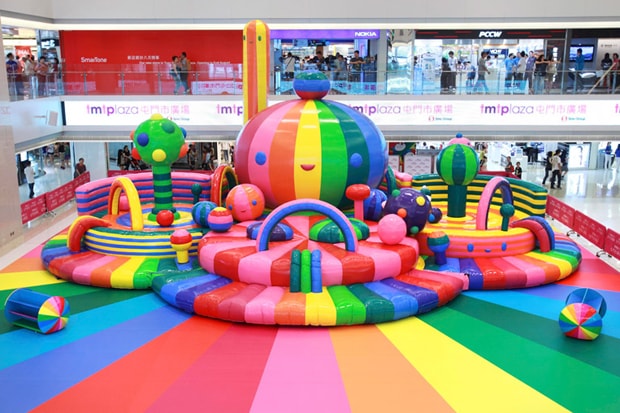 FriendsWithYou 於屯門市廣場1期展開「Happy Rainbow 彩虹樂園」體驗藝術展現場回顧！
