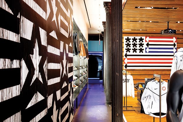 Haze 2012 最新奧運相關創作@ Nike 21 Mercer St.