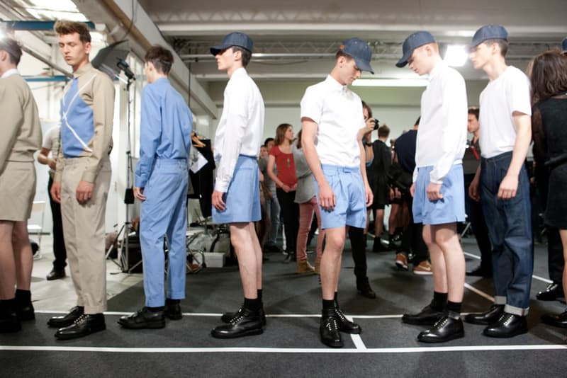 KRISVANASSCHE 2013 春夏系列時裝秀的後台風光