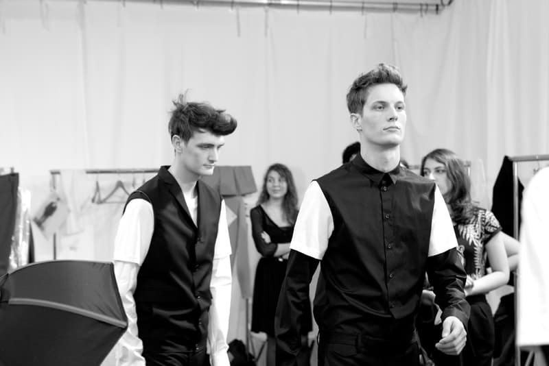 KRISVANASSCHE 2013 春夏系列時裝秀的後台風光