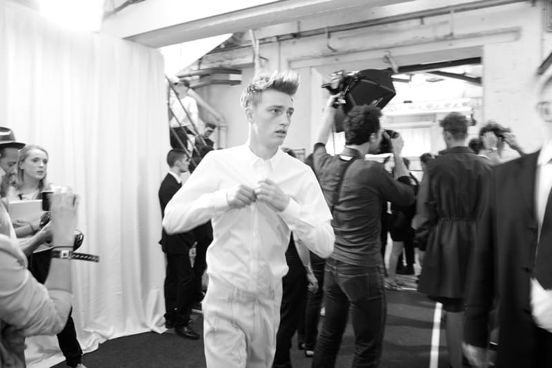 KRISVANASSCHE 2013 春夏系列時裝秀的後台風光