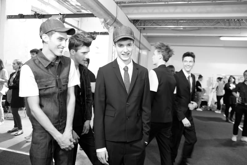 KRISVANASSCHE 2013 春夏系列時裝秀的後台風光