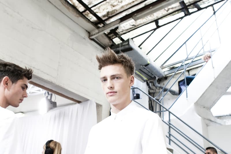 KRISVANASSCHE 2013 春夏系列時裝秀的後台風光