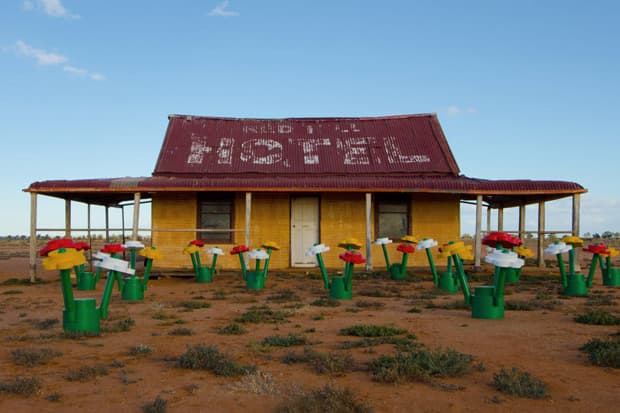 LEGO Sets Up Life-Sized Forest in Australian Outback