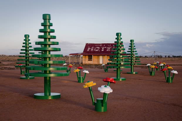 LEGO Sets Up Life-Sized Forest in Australian Outback