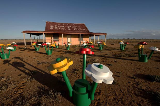 LEGO Sets Up Life-Sized Forest in Australian Outback