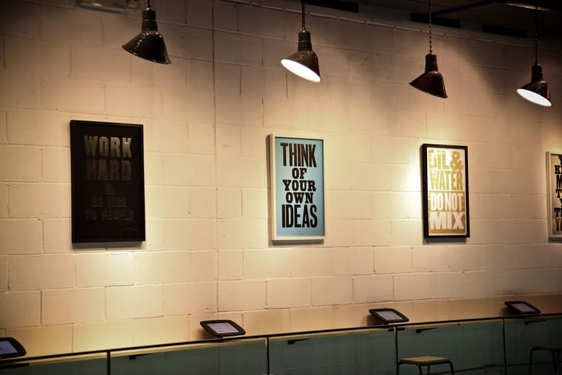 Levi’s Print Workshop in London with Anthony Burrill 工作坊