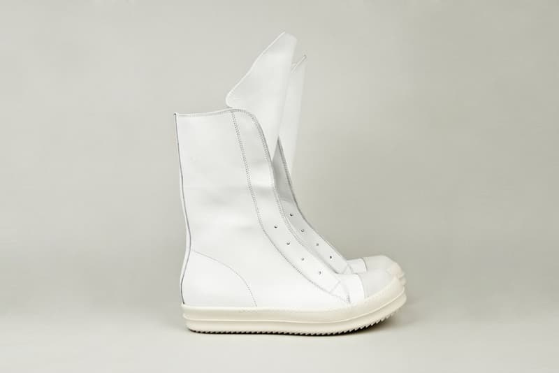 Rick Owens 2012 秋季 Leather Ramones Boot 