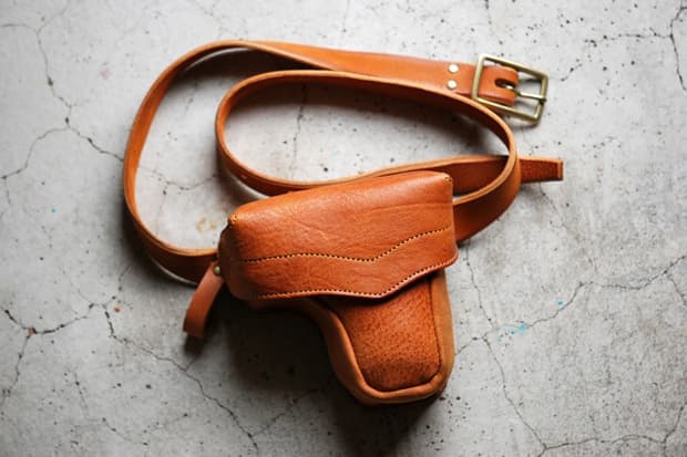 Roberu Mirrorless Compact Camera Gun Holder 皮革製相機包
