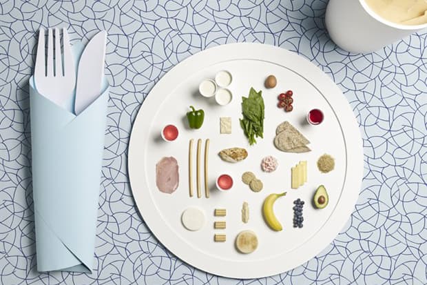 以藝術手法展現奧運健兒的餐單