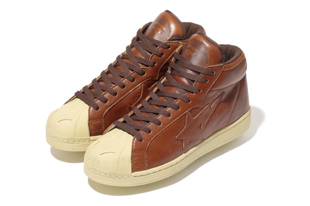 A Bathing Ape 2012 秋冬 OIL LEATHER BIG TONGUE ULTRA SKULL STA 鞋款