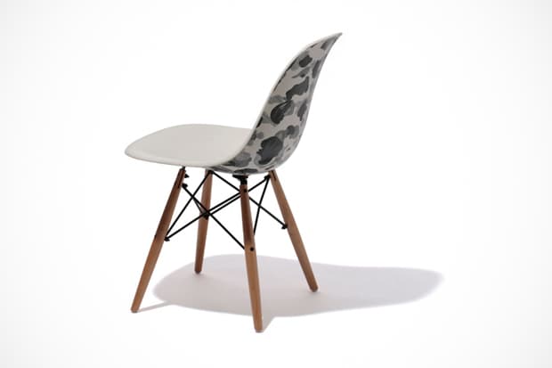 A Bathing Ape x Modernica 2012 BAPE BALLPEN CAMO Side Chair
