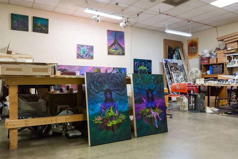 於 “Decay and Overgrowth” 展覽舉行前夕探訪 Jeff Soto 的工作室