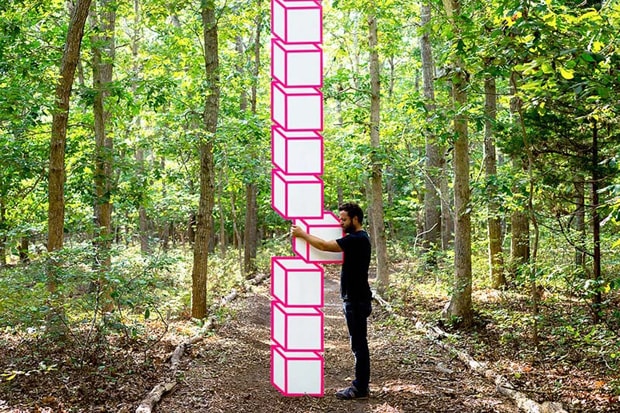 Aakash Nihalani 於 Long Island 發表全新的 3D 立體膠帶藝術創作