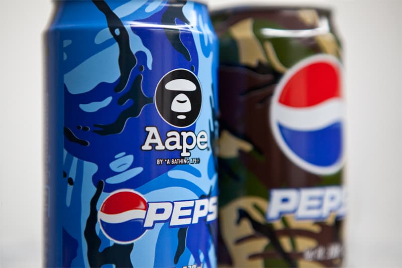 AAPE by A Bathing Ape x Pepsi 2012 "MOONFACE CAMO" 百事可樂限量迷彩紀念鋁罐