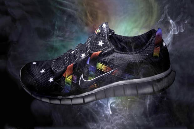 atmos x Nike Free Powerlines+ Black/Rainbow 鞋款