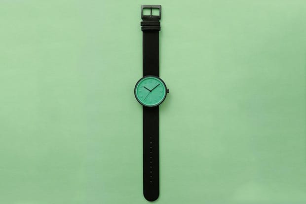 be optimistic and thankful 2012 Pale Green 蠟封錶面製作錶款