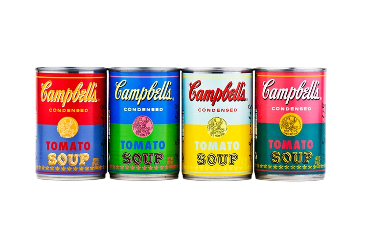 金寶湯為慶祝 Andy Warhol 作品 "32 Campbell's Soup Cans" 50周年紀念推出別注版罐頭湯