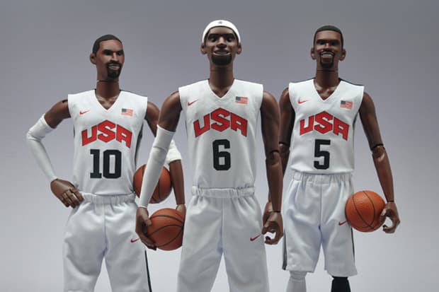 藝術家 Coolrain 與 Nike NSW 合力打造 Kobe Bryant, LeBron James and Kevin Durant “Dream Team” 夢幻隊人物玩偶