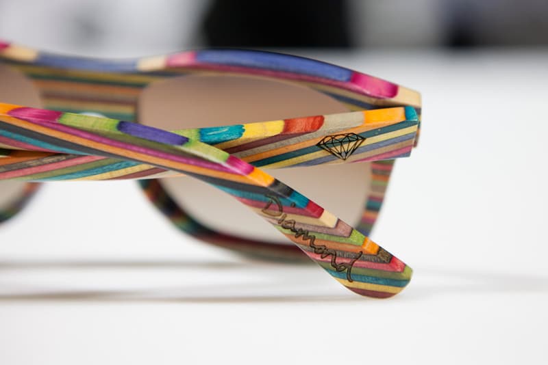 Agenda Long Beach: Diamond Supply Co. 以舊滑板製作太陽眼鏡