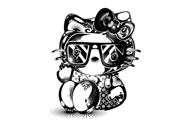 藝術家 Mago 最新"Domo Arigato" 展覽 將日本卡通人物換上高端時裝