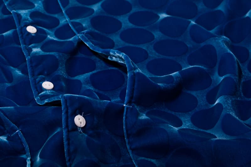 GANRYU COMME des GARCONS 2012 秋冬圓點格紋拼布襯衫