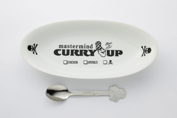 mastermind JAPAN x CURRY UP 2012 限定別注骷髏圖案設計餐匙組