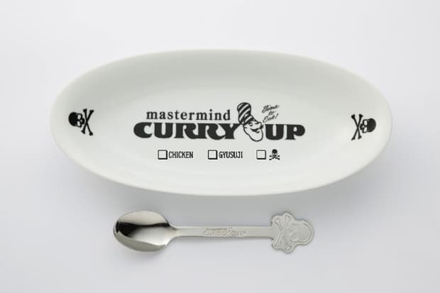 mastermind JAPAN x CURRY UP 2012 限定別注骷髏圖案設計餐匙組