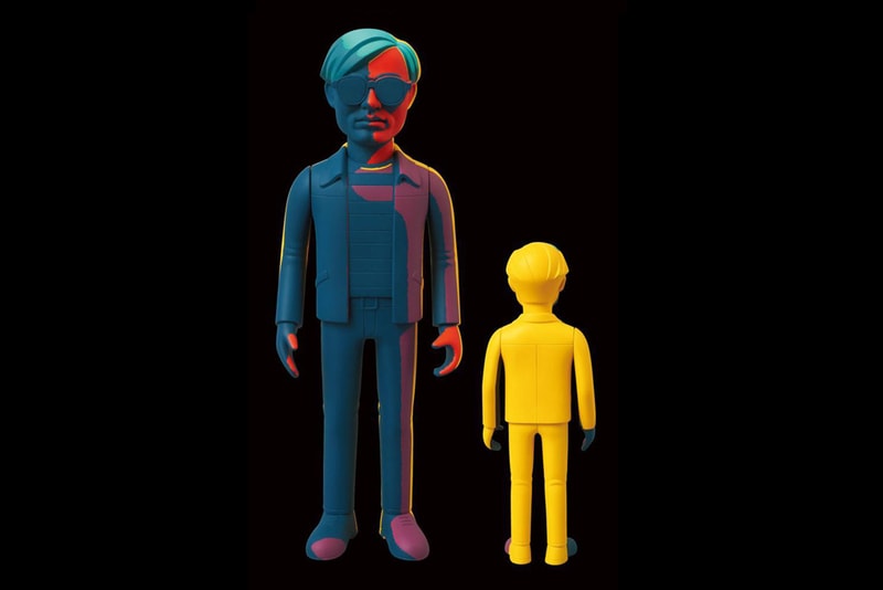 Medicom Toy VCD Andy Warhol Silk Screen & Normal Version Figure