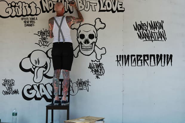 Mike Giant 於 Manhattan Bridge Chinatown 展現個人創作塗鴉