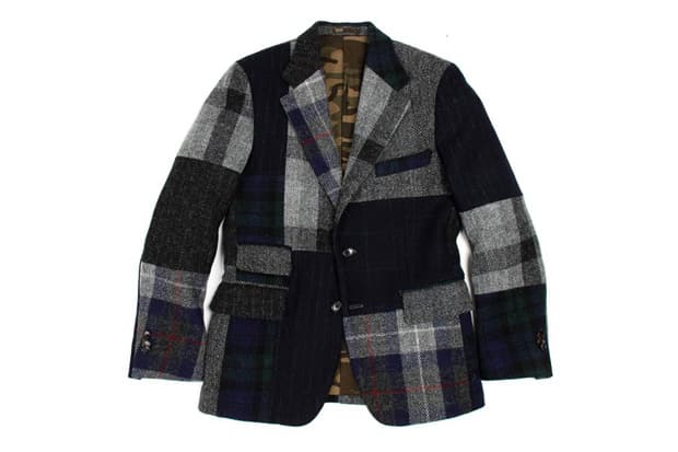 Nick Wooster + United Arrows 2012 Harris Tweed 毛呢拼接西裝外套