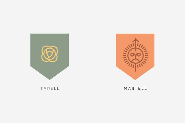 Nike 設計師 Darrin Crescenzi 重新設計 Game of Thrones 《權力的遊戲》 獨特圖章