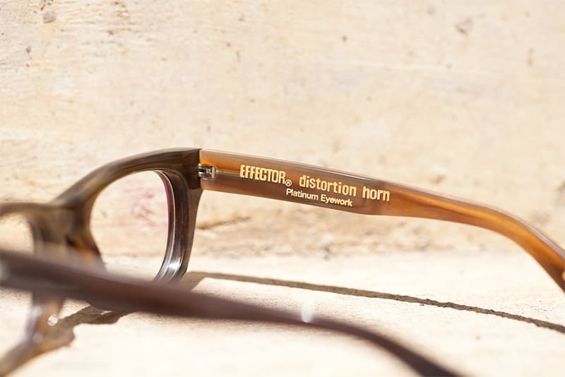 Platium Eyework x EFFECTOR 牛角製 Distortion 眼鏡