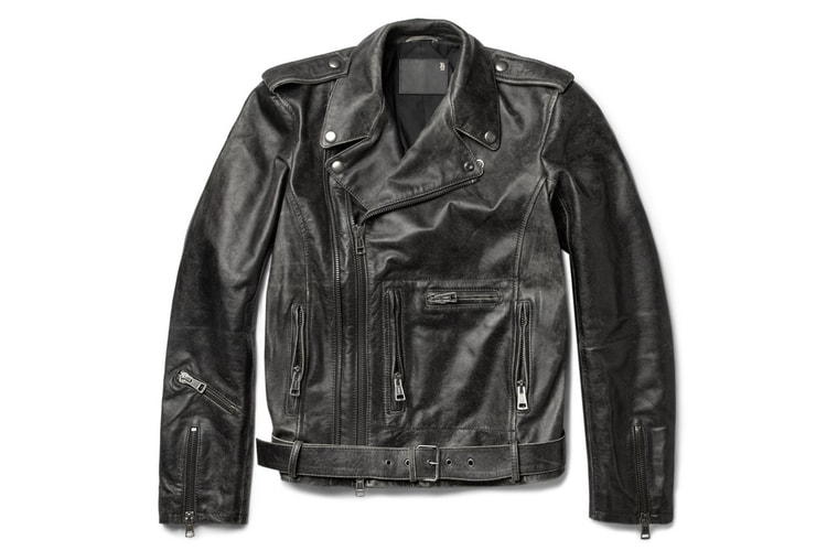 R13 2012 秋冬 Washed Leather Motorcycle Jacket 水洗皮革騎士夾克