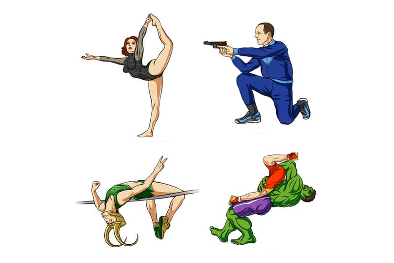 如果 《The Avengers 復仇者聯盟》成員參加倫敦奧運 Olympics 將會是？