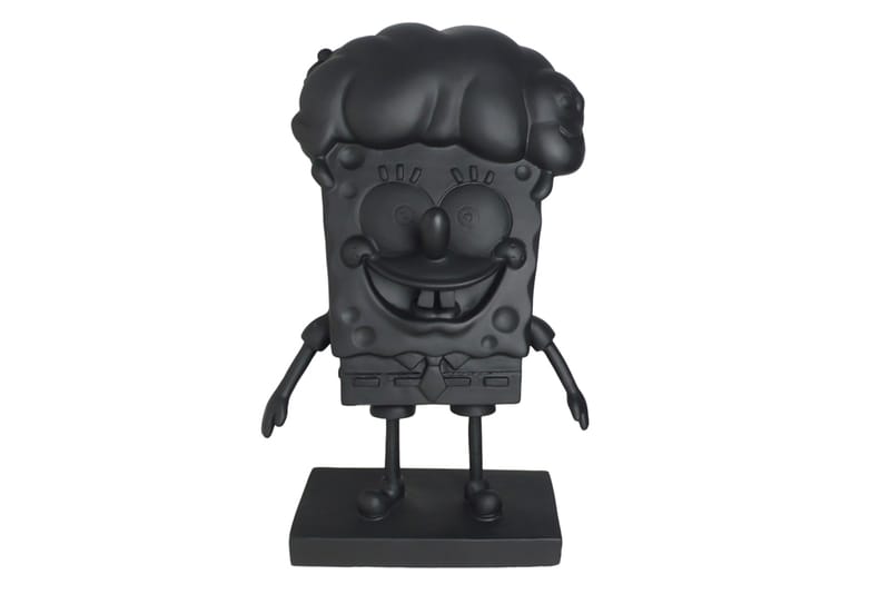 SpongeBob x MeeH 全啞黑色 Figure 玩偶
