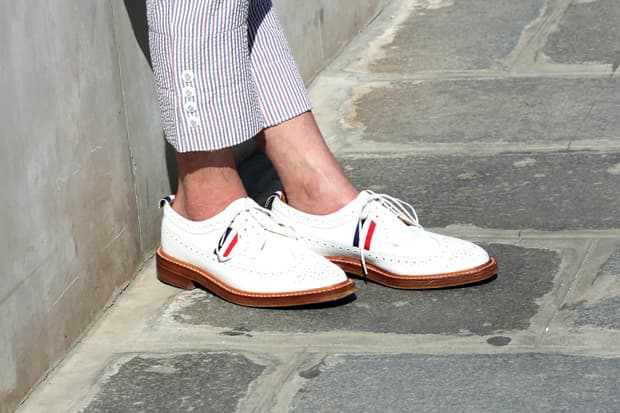 STREETFSN: 鎖定 Thom Browne 的紅、白、藍設計細節的街拍特輯