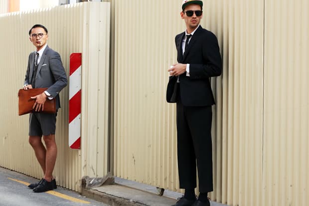 STREETFSN: 鎖定 Thom Browne 的紅、白、藍設計細節的街拍特輯