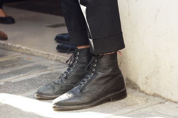 STREETFSN: 鎖定 Thom Browne 的紅、白、藍設計細節的街拍特輯