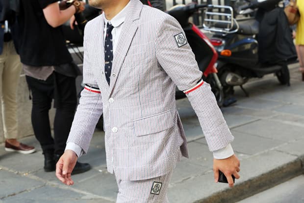 STREETFSN: 鎖定 Thom Browne 的紅、白、藍設計細節的街拍特輯