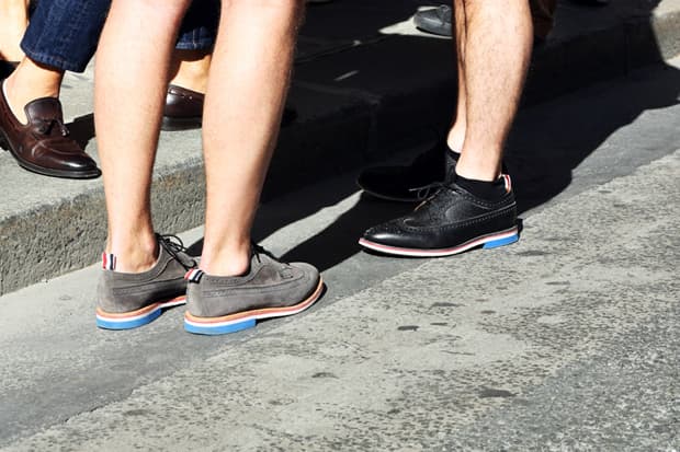 STREETFSN: 鎖定 Thom Browne 的紅、白、藍設計細節的街拍特輯