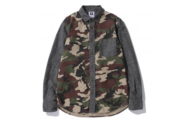 SWAGGER 2012 秋冬迷彩拼布襯衣