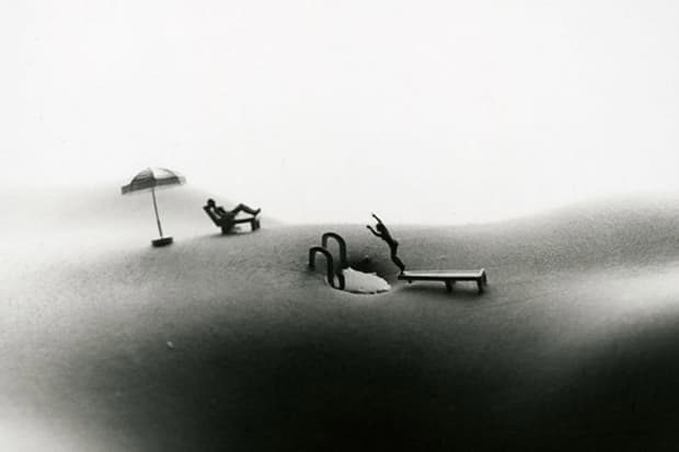 The Body As A Landscape For Minitature Scenes by Allan Teger 人體攝影作品