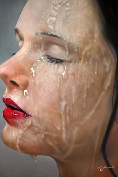 菲律賓藝術家 Ju-Vi 最新現實主義寫實畫作