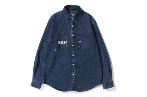 URSUS BAPE 2012 秋冬 DENIM LS SHIRT 丹寧襯衫