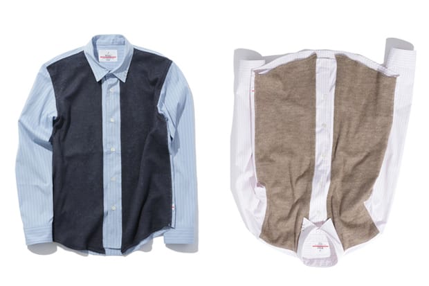  WHIZ LIMITED 2012 秋冬拼布襯衫